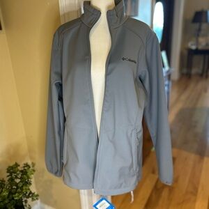 NWT Columbia Kruser Ridge II Softshell Charcoal Women’s Jacket Water Resistant